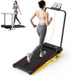 Jupgod Walking Pad with Incline, 3 in 1 Treadmills for Home Foldable, 2.5HP Folding Treadmill Under Desk with Remote Control & LED Display for Home/Office Cardio Fitness Exercise (Classic)