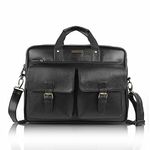 Veneer Maple Messenger Bag Shoulder Bag Laptop Case Handbag Business Briefcase Multi-Functional Travel Bag Fits 16.5 Inch Laptop for Men/Women (Black-00120)