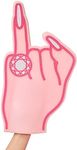 xo, Fetti Bachelorette Party Gift Decoration XL Engaged Foam Ring Finger | Bride to Be, Bridesmaid Favors, Bridal Shower, Engagement Party