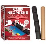 Hinkler - Deluxe Neoprene Jigsaw Roll - Puzzle Storage Mat for Jigsaw Lovers - Puzzle Placement Guide - Stores Up to 2000 Pieces - Includes Mat, Roll & Straps - Use with Jigsaw Board