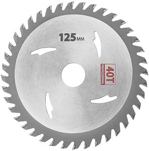 EMSea 125mm Circular Saw Blade 40 Teeth Cutting Disc for Cutting Wood Plywood Dry Walls Medium Density Fiberboard Plastic Non-Metallic Materials