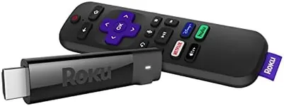 Roku Streaming Stick+ | 4K/HDR/HD streaming player with 4x the wireless range & voice remote with TV power and volume