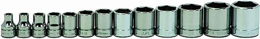 JH Williams WSB-13HRC 13-Piece 3/8-Inch Drive Shallow 6 Point Socket Set