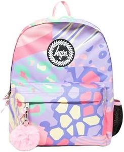 hype school uni casual work hiking day backpacks for kids boys girls teens men and women, Multi, One Size