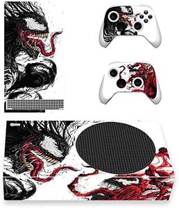 Vanknight Xbox Series S Slim Console Controllers Skin Decals Vinyl Stickers Wrap for Xbox Series S Console Alien