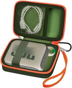 Carrying Case Compatible with JBL Go 4 - Portable Bluetooth Speaker Box Pro Sound, Also for Go 3/Go3 Eco/Go2 Waterproof Mini Wireless Speakers - Case Only (Green)