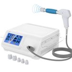 Shockwave Therapy Machine for Muscle, Extracorporeal Shock Wave ESWT Machine for Joint, Shoulders, Waist Pain Relief, Home Use, Gym, Rehabilitation Center, No Side Effects (White)