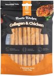 Wild Eats Collagen Chews for Dogs, Real Chicken, Dog Chews Long Lasting, Rawhide Free -15 Pack Collagen Sticks for Large, Medium, and Small Dogs