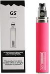 FOXFIVES Electronic CigaretteEnhanced GS EGO II 2200mAh E-Cigarette Vape Battery with Micro USB Charger 510 E-Shisha E-Cigar Vaporizer Nicotine Free (Pink)