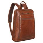 STILORD 'Watson' Laptop Backpack 15.6 inch Leather Daypack Large Vintage Rucksack Bag Business Backpack Office Bags XL in Genuine Leather, Colour:maraska - Brown