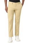 Peter England Men's Slim Casual Pants (PCTFSSLFZ79379_Size(86) Beige