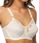 Bali Women's Flower Underwire Bra, Light Beige, 38D