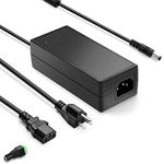 JOVNO 12V 10A Power Supply Adapter 100-240V AC to DC 12 Volt 120W 10 Amp 9.5A 9A 8.5A Converter Transformer LED Driver with 5.5x2.5mm Plug 7.5ft Cord for LED Strip DC Pump CCTV Cameras LCD Monitor