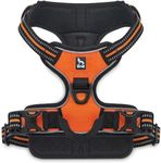 WapaW Dog Harness No-Pull Pet Harness Adjustable Outdoor Pet Vest 3M Reflective Oxford Material Vest for Dogs Easy Control for Small Medium Large Dogs (Large, Orange)