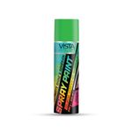 Vista Auto Care Spray Paint 400 ml (290 g) Quick Drying with Gloss finish for Metal, Wood, Walls | DIY Acrylic Spray Paint (Leaf Green)