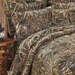 VISI-ONE Realtree Max-5 Camouflage Bed Sheets - 4 Piece Camo Bedding Full - Premium Polycotton Super Soft Hunting Sheet Set - Machine Washable Outdoor Bedding Set (Full Size)