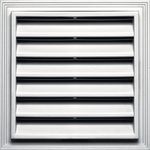 VENT GABLE 12X12" WHITE (Pack of 1)