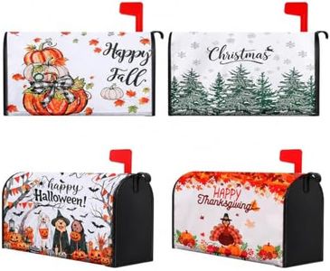 4PCS Magnetic Mailbox Covers 18x21 Seasonal Fall Halloween Christmas Decor