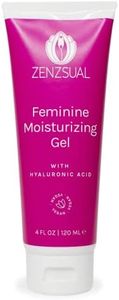 ZENZSUAL Gel with Hyaluronic Acid for Intimate Dryness, Itchin and Burning Sensation, Water Base,100% Vegan, NO Glycerin, NO Parabens. (120 ml - 4 Oz)
