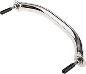 SMART MARINE Boat 316 Stainless Steel 8'' Boat Polished Grab Handle Round Tube Grab Bar Handrail for Marine Yacht RV