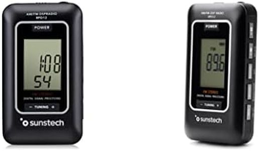 Sunstech RPD12 - Radio, color negro