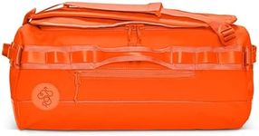 Baboon to the Moon Go-Bag Small Duffle Bag - Stylish, Compact, TSA-Approved Carry-On Travel Bag in Multiple Colors - Lightweight, Durable, Water-Resistant for Men and Women, Orange|Core, Backpack