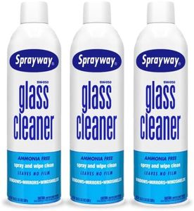 Sprayway Glass Cleaner, SW-050 19 oz Cleaner for Auto and Home for a Streak-Free Shine, Deep Cleaning Foaming Action, Safe for Tinted & Non-Tinted Windows, Ammonia Free Foam Glass Cleaner, Pack of 3