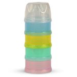 Adore Baby Milk Powder Dispenser and Baby Food Container for Travelling (Multi-Color)