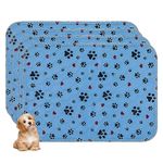 Washable Pee Pads for Dogs,4 Pack Large 18"x24" Super Absorbent Reusable Puppy Pads,Non-Slip 100% Waterproof Dog Pee Mat Pet Training Pads,Cage Pads