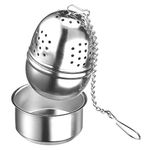 Westmark 4004094157783 Tea Infuser Ball Oval with Base, One Size, Silver