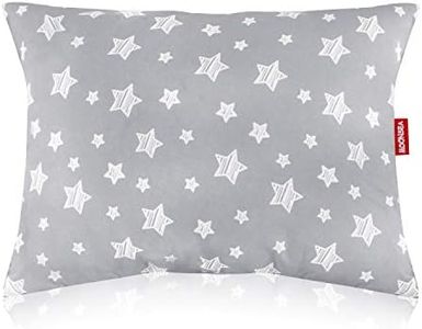 Small Pillow for Sleeping Boy or Girl, Hypoallergenic Ultra Soft Kids Pillows for Sleeping, 14 x 19 inch Perfect for Travel, Toddler Cot, Travel Pillow Stars