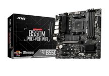MSI B550M PRO-VDH WiFi ProSeries Motherboard (AMD AM4, DDR4, PCIe 4.0, SATA 6Gb/s, M.2, USB 3.2 Gen 1, AX Wi-Fi 6, D-SUB/HDMI/DP, Micro-ATX)