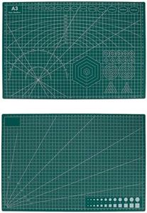 Yovexal Self Healing Cutting Mat A3, Craft Mat for Crafts, Improved PVC Sewing Cutting Board for Sewing、Quilting、Scrapbooking and Arts Crafts Cutting (45x30cm)