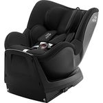 BRITAX RÖMER Rotating car seat DUALFIX Plus, 360 Degree, incl. Newborn Insert and ISOFIX, from 40-105 cm (i-Size), Birth - 4 Years, Space Black