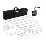 MSW MSW-DA-10 Dent Repair Kit 15 Dent Lifters + Accessories Paintless Dent Removal PDR Tool Kit Dent Puller Set (Stainless steel/Plastic/Steel/Zinc)