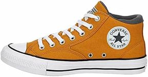 Converse Unisex Chuck Taylor All Star Malden Street Mid High Canvas Sneaker - Lace up Closure Style Golden Sundial/Cyber Grey 14, 14 Women/12 Men, Golden Sundial/Cyber Grey, 14 Women/12 Men