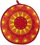 IMUSA USA MEXI-10007 Sunburst Cloth Tortilla Warmer 12-Inch, Yellow/Red/Orange