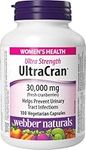 Webber Naturals UltraCran Ultra Strength Cranberry 30,000 mg, 100 Capsules, Helps Prevent Urinary Tract Infections, Vegan