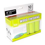 Axus Decor Wood Finishing Roller (Lime Series) Mini Roller Sleeves for Smooth Finish Painting, for Professional & DIY Projects, Compatible with Solvent & Water Based Paints – 4 Inch/100mm, Pack of 10