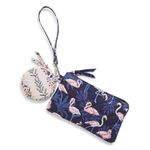 Verabradley Womens Beach Pouch Set, Flamingo Party, One Size