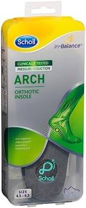 Scholl In-Balance Arch Orthotic Shoe Insole Small Size 4.5-6.5
