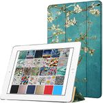 DuraSafe Cases for iPad PRO 12.9 Inch 2017 2nd Gen [ Pro 12.9 2 ] A1670 A1671 MQEF2HN/A MQED2HN/A MQEE2HN/A MQDC2HN/A Printed Slim Lightweight PC Dual Angle Stand Clear Flip Back Cover - Blossom