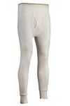 Indera T800DRXLNA Men's Tall Traditional Long Johns Thermal Underwear Pant, Natural, X-Large Tall