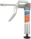 Draper 47810 4350 Psi Heavy Duty Pistol Type Mini Grease Gun with New Nipple and Grip, 130Cc , Blue