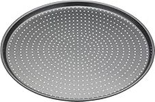 MasterClass Crusty Bake Non-Stick Pizza Tray for Regular and Pizza Oven, 32cm, Sleeved