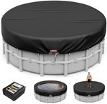 LXKCKJ 12 Ft Pool Cover for Above G