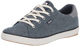 Keds Women's Center III Sneaker, Navy Chambray, 7 M US