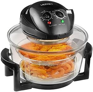 Lewis’s Premium Multi-Functional Halogen Oven Cooker/Healthy Air Fryer (17 Litre) 60 Minute Timer, Self-Cleaning Function, Temperature Controlled