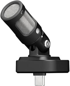 Shure MV88 USB-C Microphone for Mobile Recording, Portable Wireless Mic for Vlogging with Auto Level Mode, Real-Time Denoiser for Smart Noise Cancelling & 4 Polar Patterns, Black
