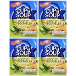 Bachelors Instant Cup A Soup Cream of Vegetable Flavour 4 Boxes